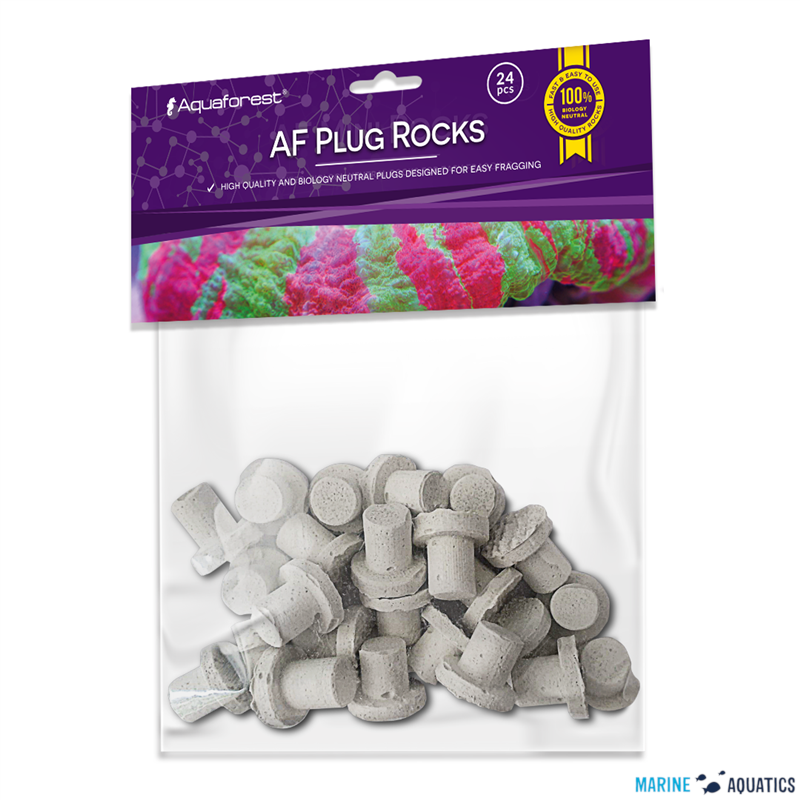 AF PLUG Rocks - plugy pro korálové fragy, bílá (24ks)