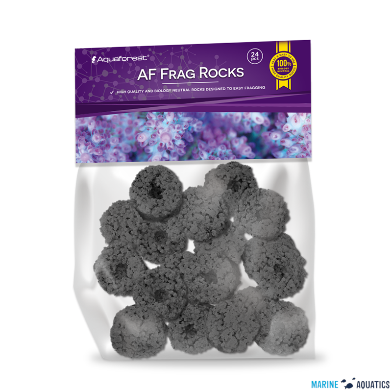 AF Frag Rocks BLACK - podložky pro korálové fragy, černá (24ks)