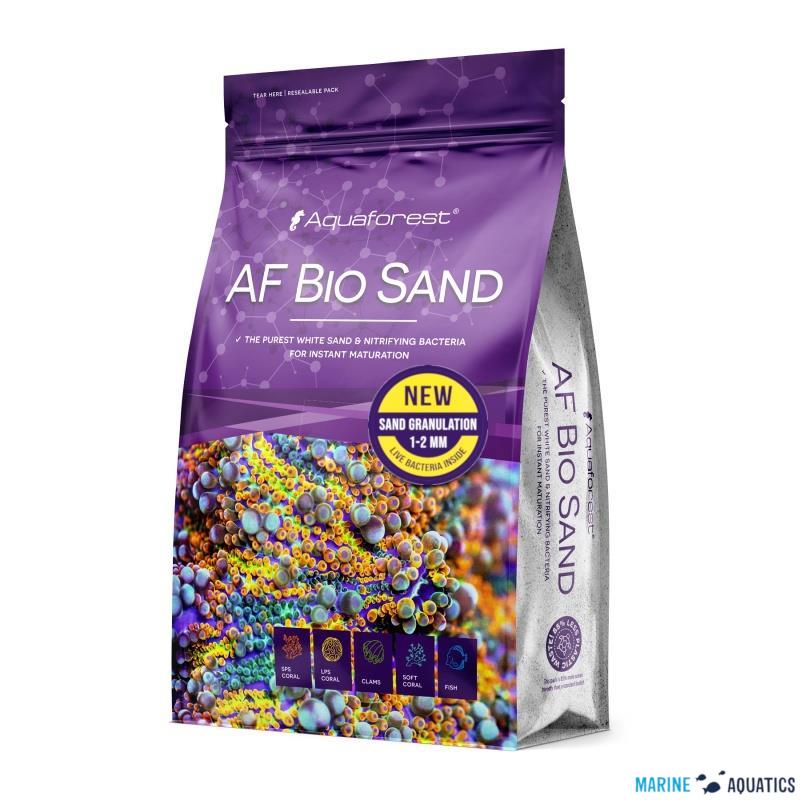 AF Bio Sand 1,0-2,0mm - bílý živý písek (7,5kg)