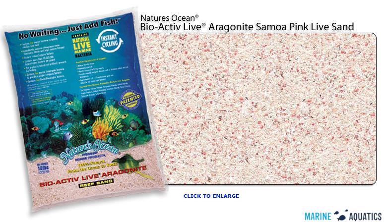 Nature´s Ocean - BioActiv Live sand SamoaPink (0,5-1,7mm/9kg)