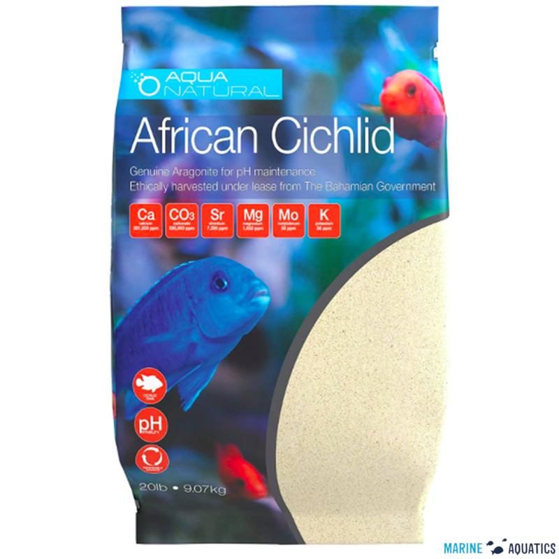 Calcean African Cichlid - aragonitový písek pro cichlidy, 9kg