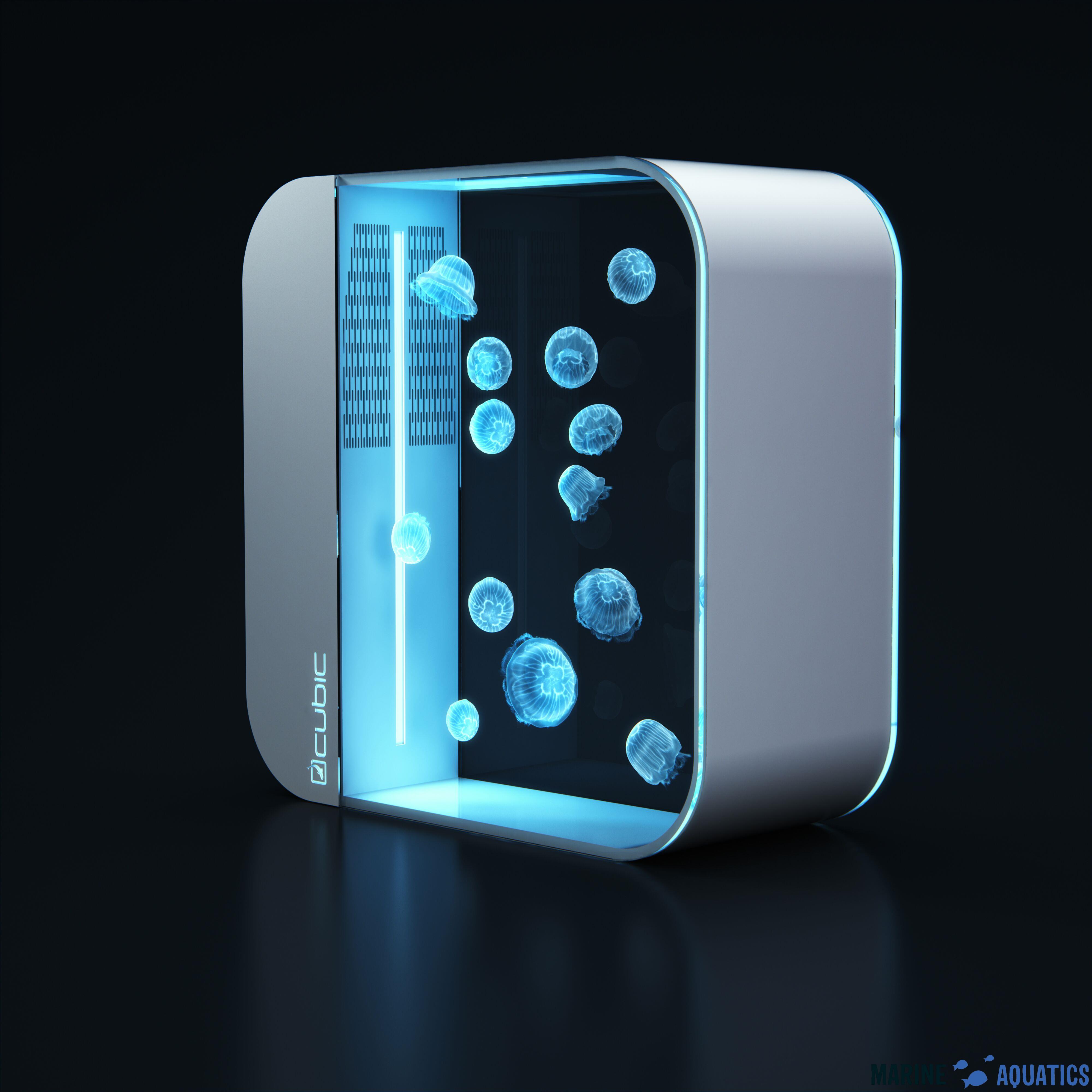 CUBIC Pulse80 GEN2 - 2.gen Jellyfish aquarium, black (87 liters)