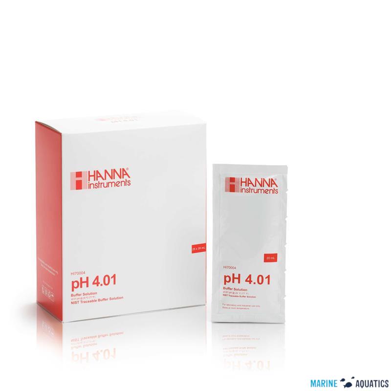 Hanna Buffer sachets pH 4,01, box (25pcs x 20ml)