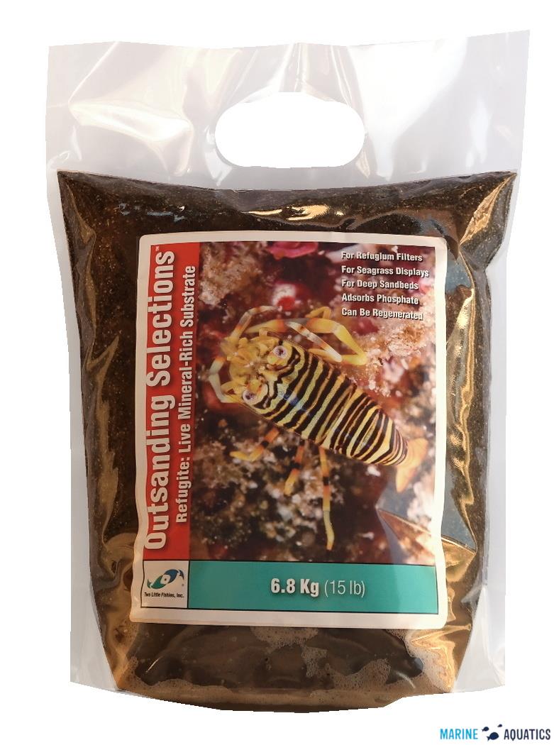 Live Refugium - rich black mineral substrate,  6,8kg