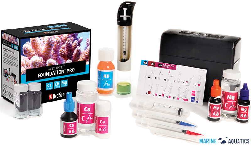 Red Sea Reef Foundation PRO Test Kit - box (Ca,KH,Mg)