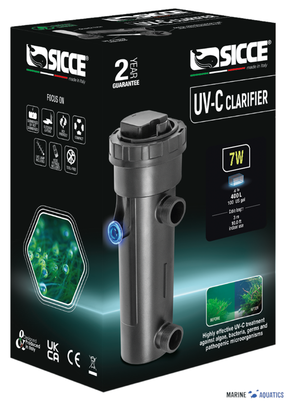Sicce UV-C Clarifier (7W/-400L)