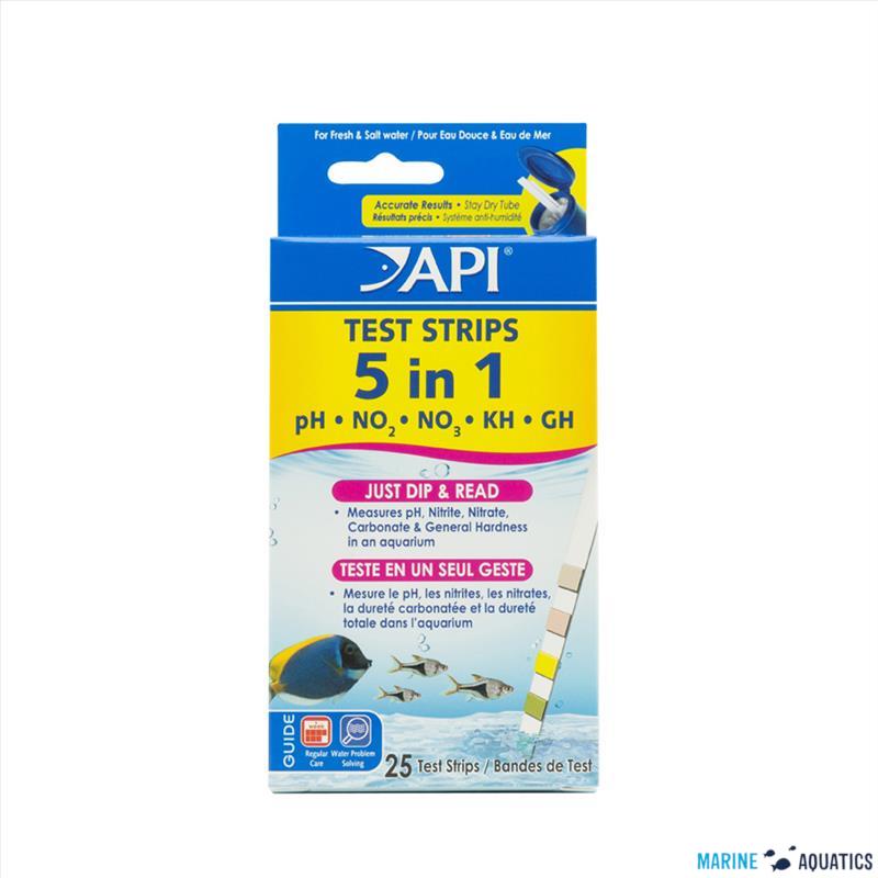API F/S 5 in 1 Aquarium test strips - 5 testů v 1