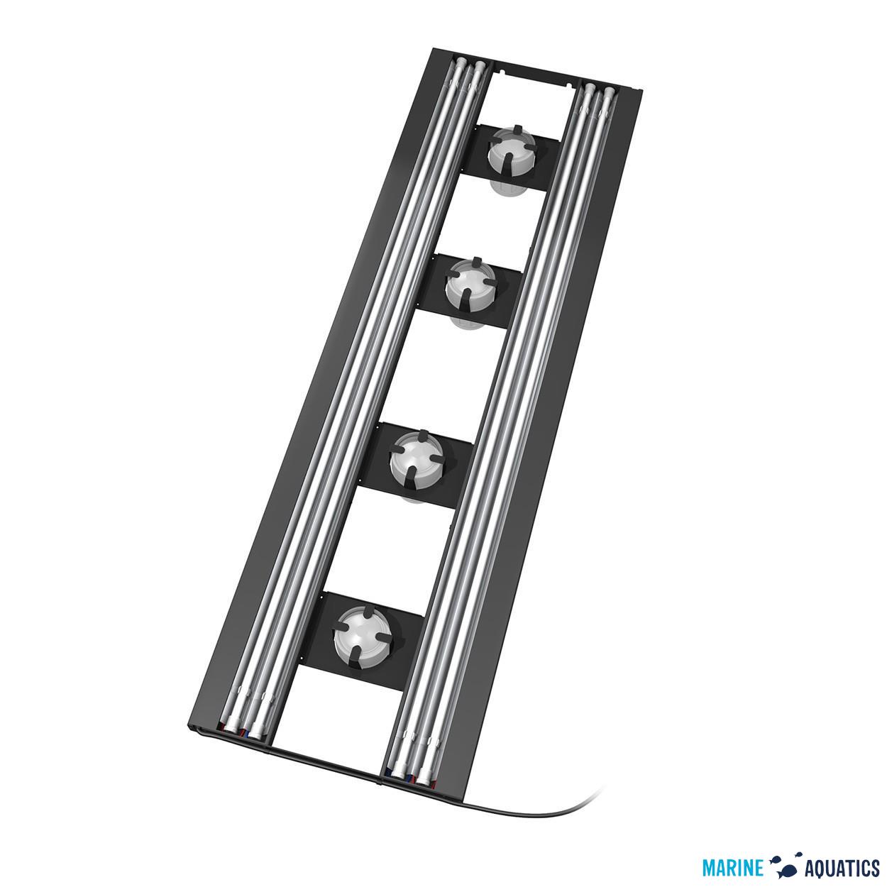 Aquatic Life T5 HO/LED Hybrid na 4 zářivky, černá (4x80W/155cm/EU)