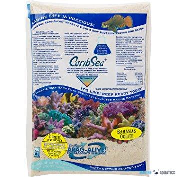 CaribSea Bahama´s Oolite - živý aragonitový písek (9,07kg)