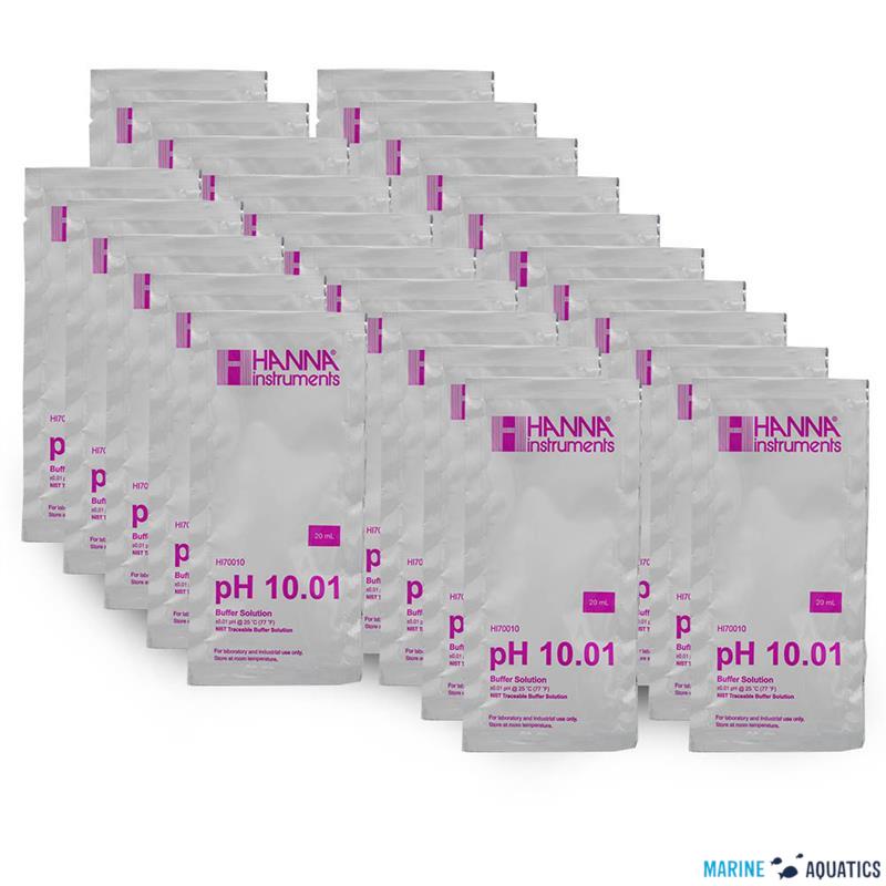 Hanna Buffer sachets pH 10,01, box (25pcs x 20ml)