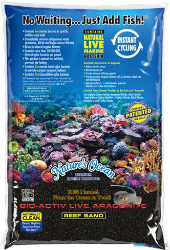 Nature´s Ocean - BioActiv Live sand Black (0,5-1,5mm/9kg)