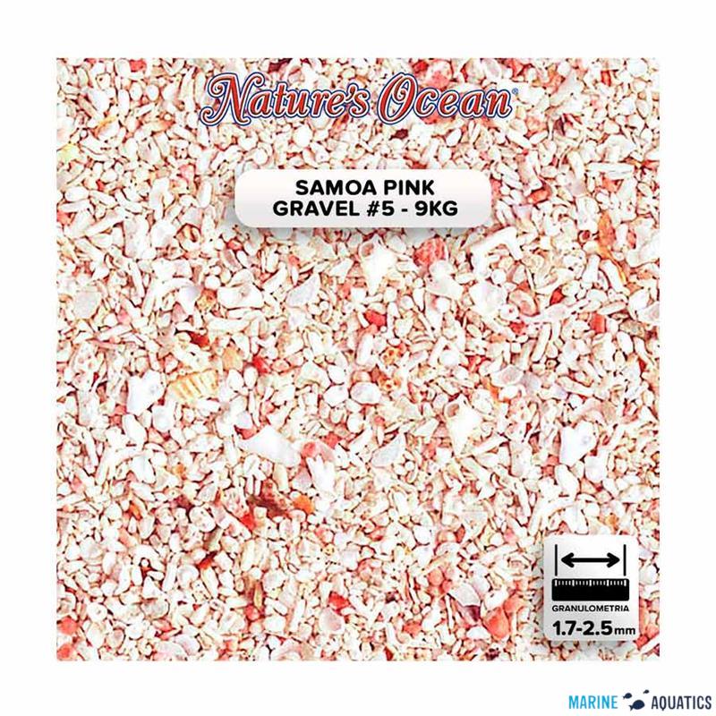 Nature´s Ocean - Samoa pink gravel - hrubý písek (9,07kg)