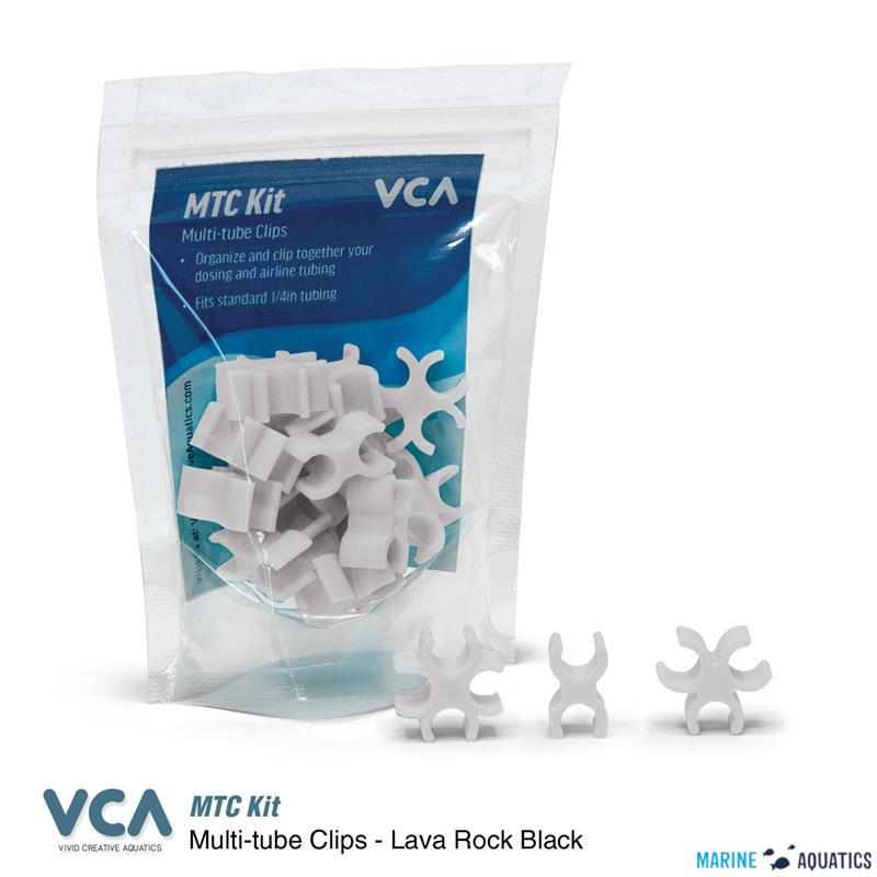 VCA Multi Tube clips - spony k organizaci hadiček - Seafoam white