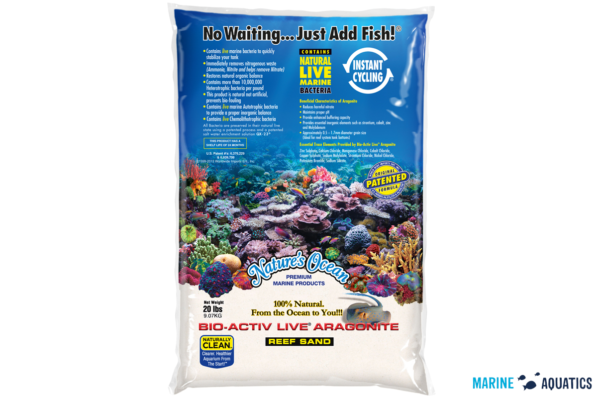 Nature´s Ocean - BioActiv Live sand White (0,5-1,7mm/9kg)